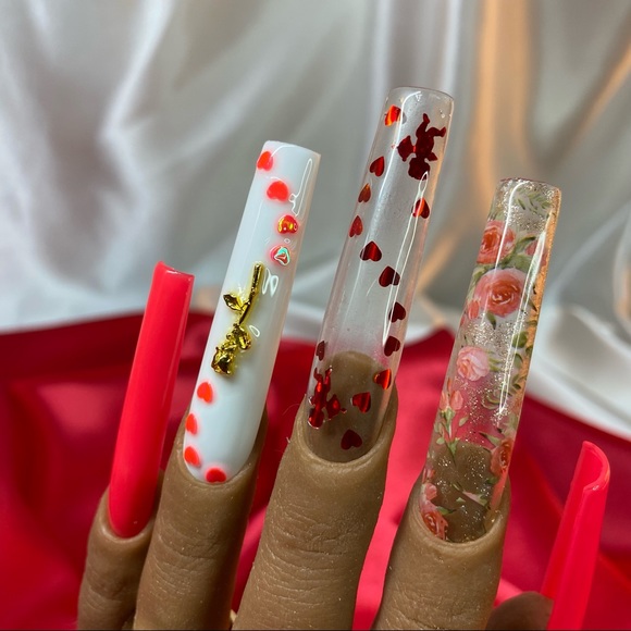 10 piece Press Ons Maximum Square size Medium - Picture 6 of 11